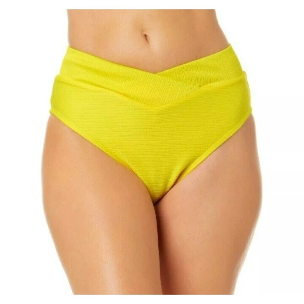 Salt +‎ Cove Women's Size XL Yellow Ribbed Bikini Bottom NWT